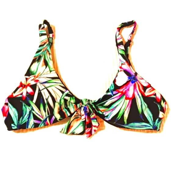 Tinibikini Bathing Suit Top In M. And Mossimo Black Bottom In LG Mix Match Set. - Picture 1 of 12